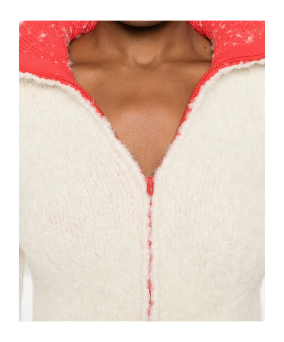 M-Eleonere Zip Cardigan