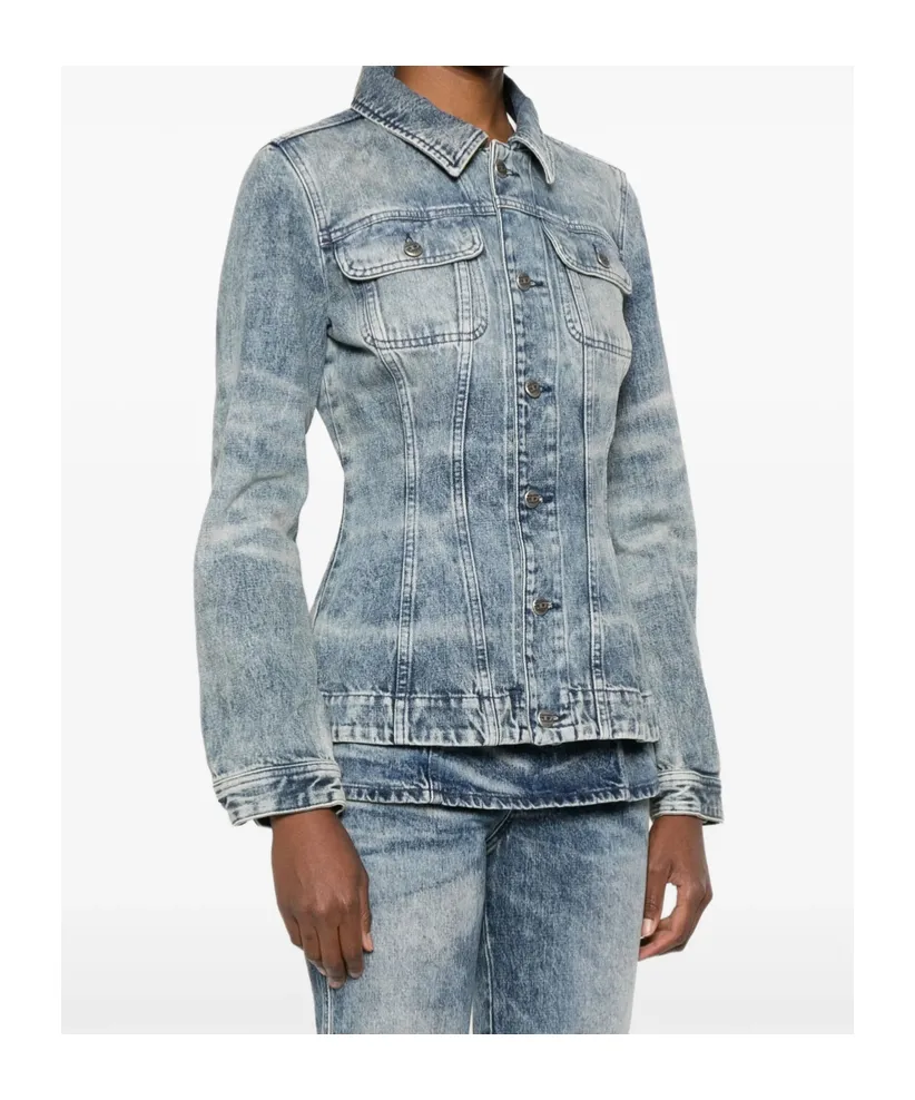 De Katerin Button-Up Denim Jacket