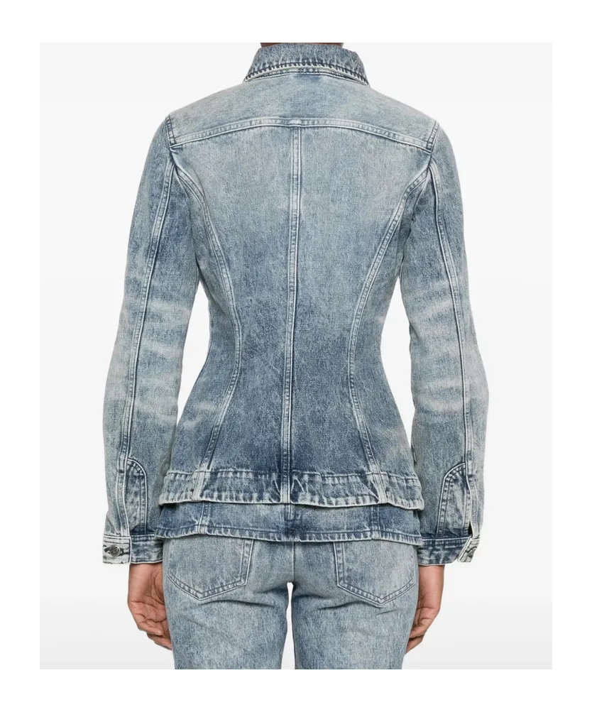 De Katerin Button-Up Denim Jacket