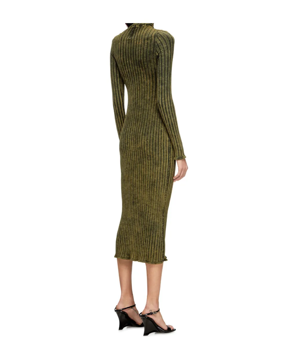 D-Wavya Ribbed Midi Dress