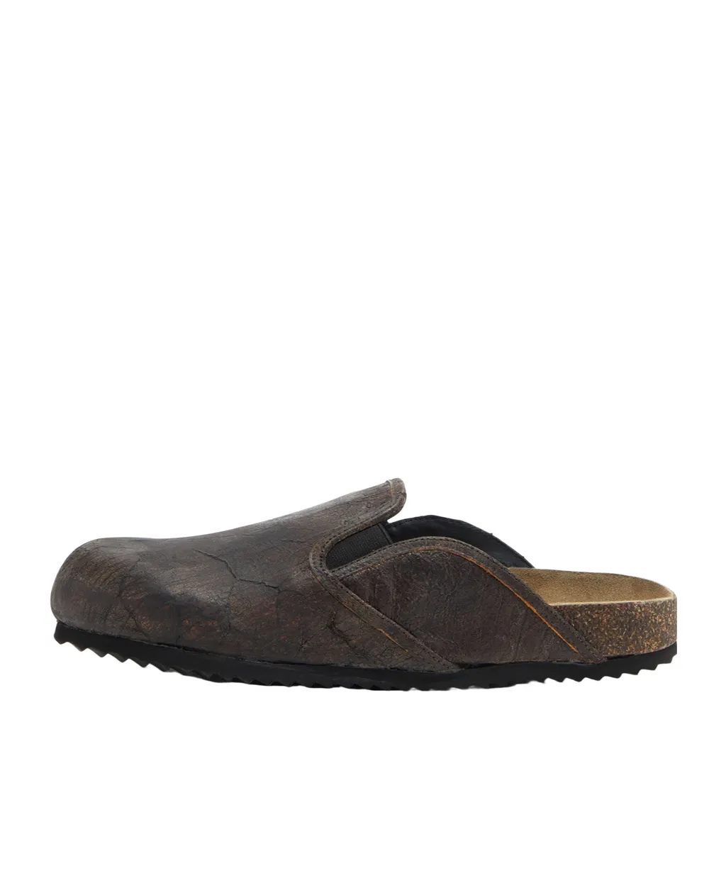 Leather Slip-On Slippers