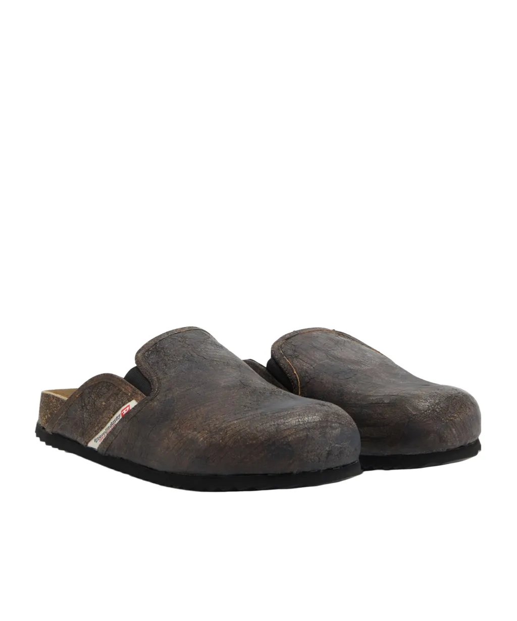 Leather Slip-On Slippers