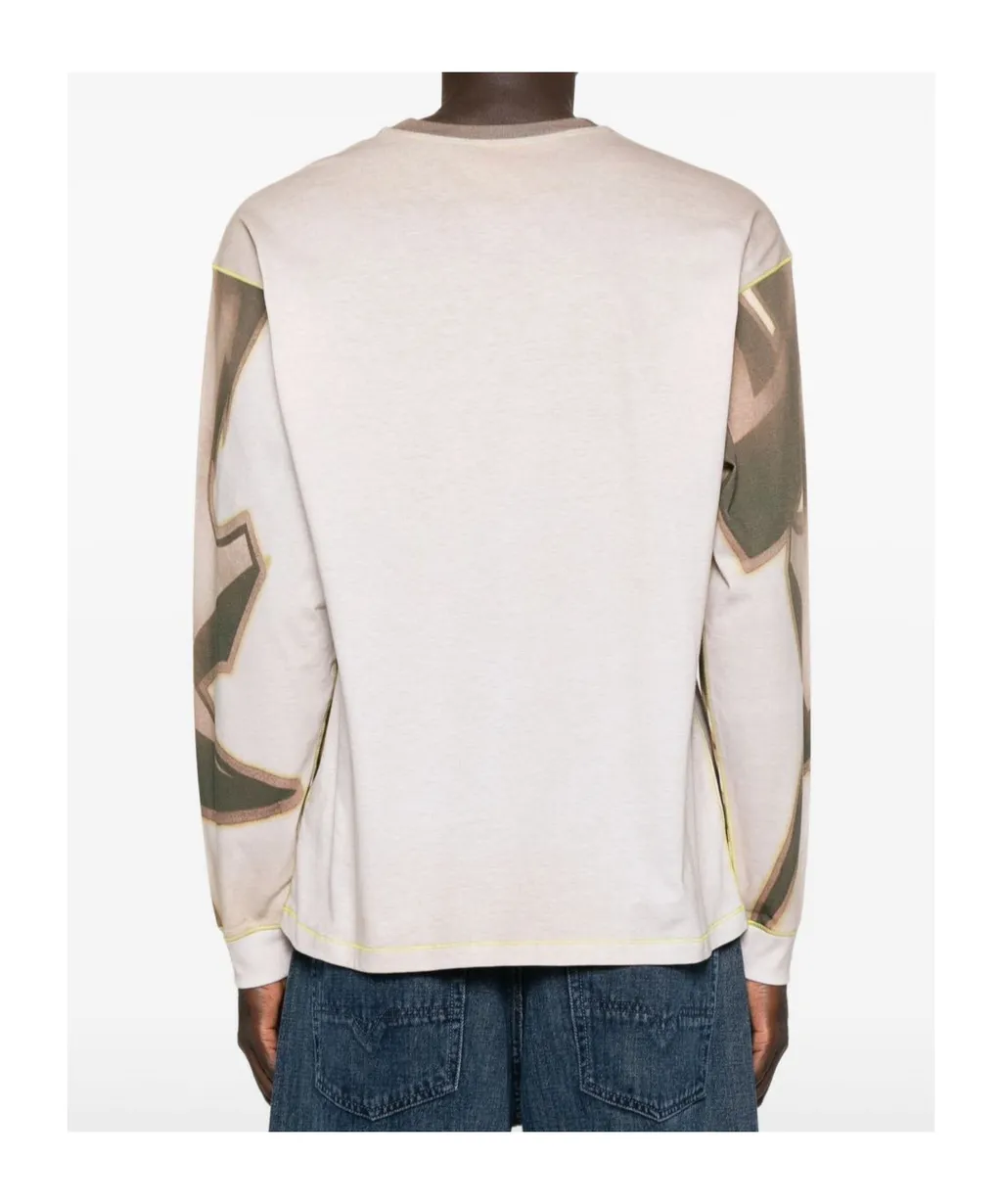 Abstract Print Long Sleeve T-Shirt