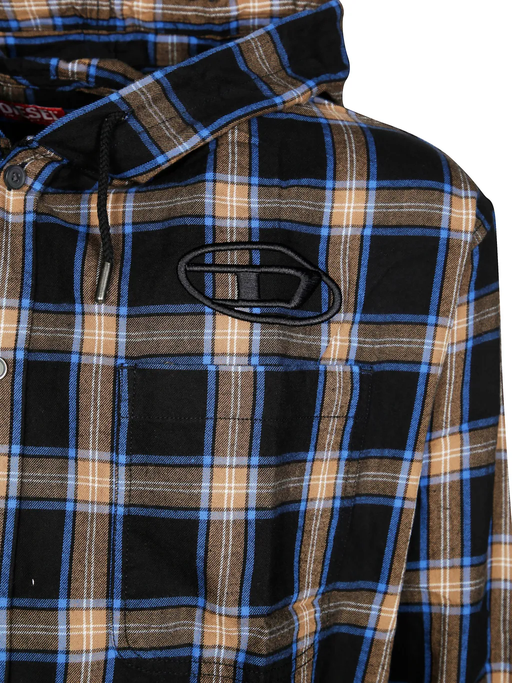 S-Dewny-Hood Checked Shirt