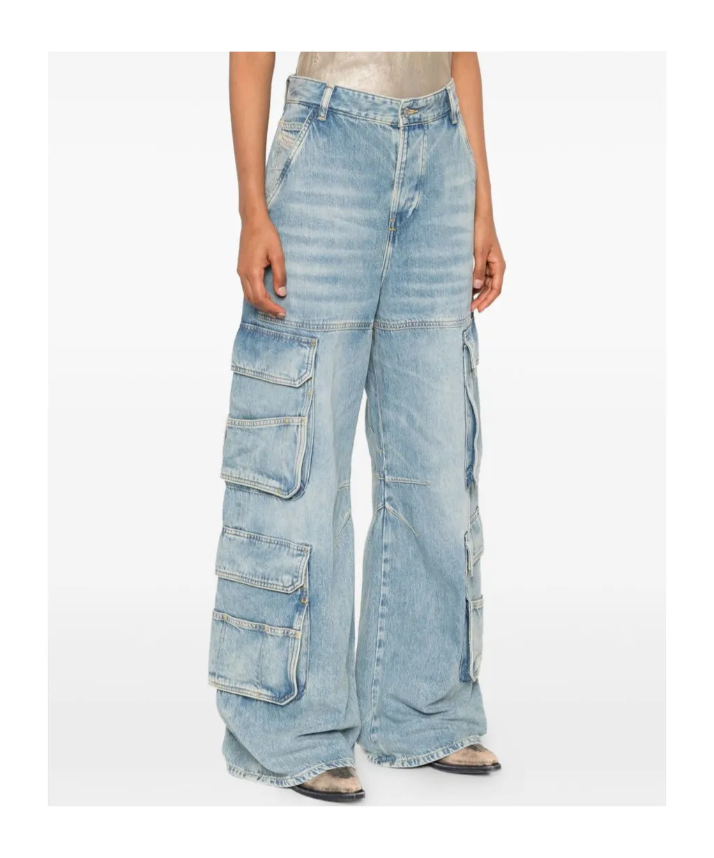 D-Sire Straight Leg Cargo Jeans
