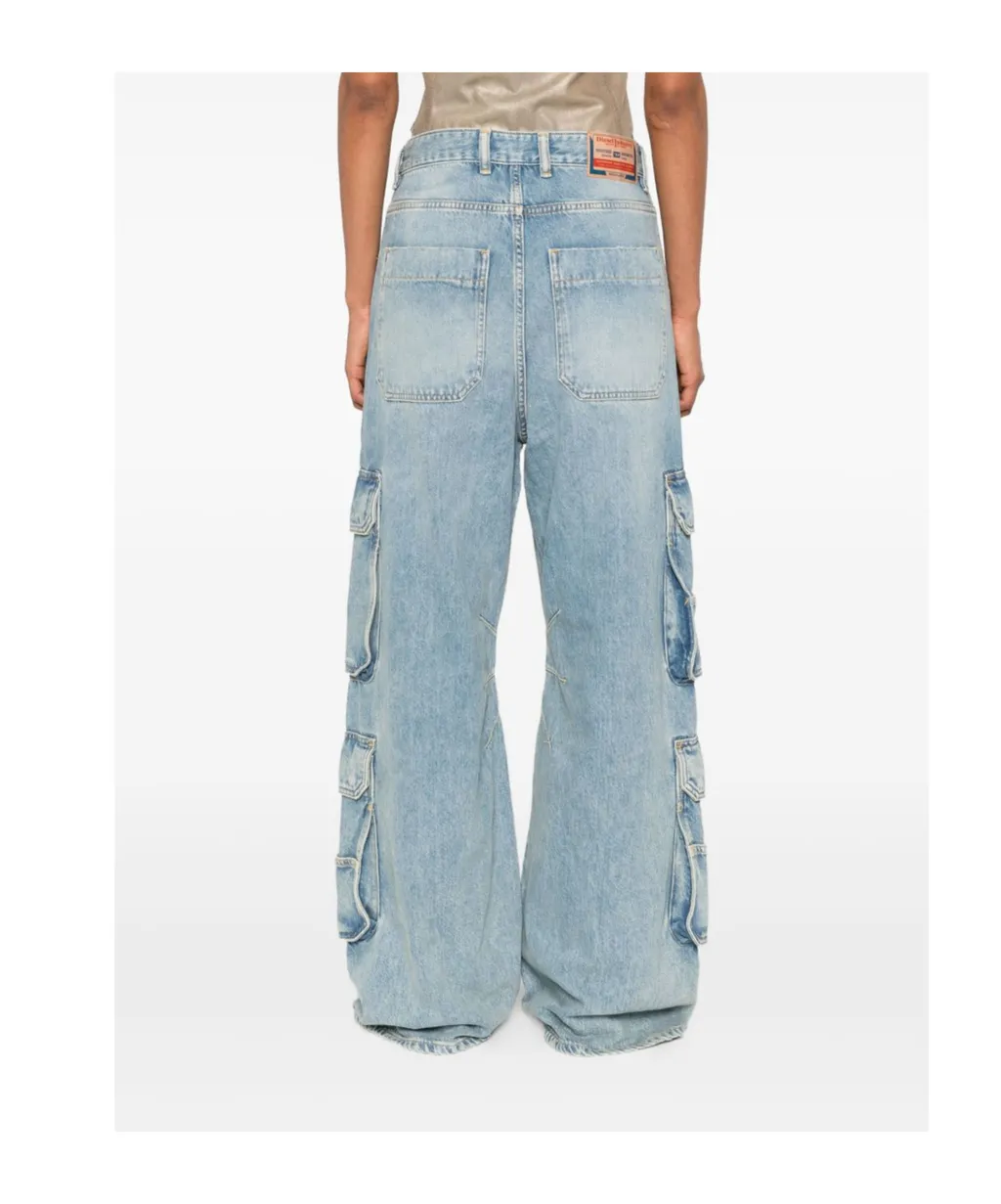 D-Sire Straight Leg Cargo Jeans