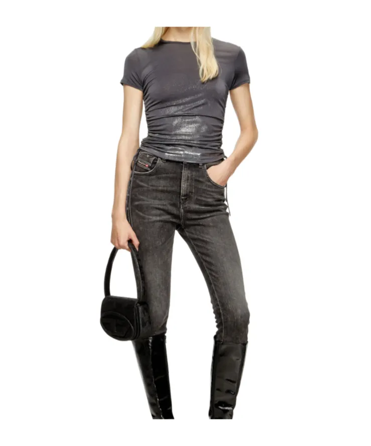 T-Rey Drawstring Side Jersey Top