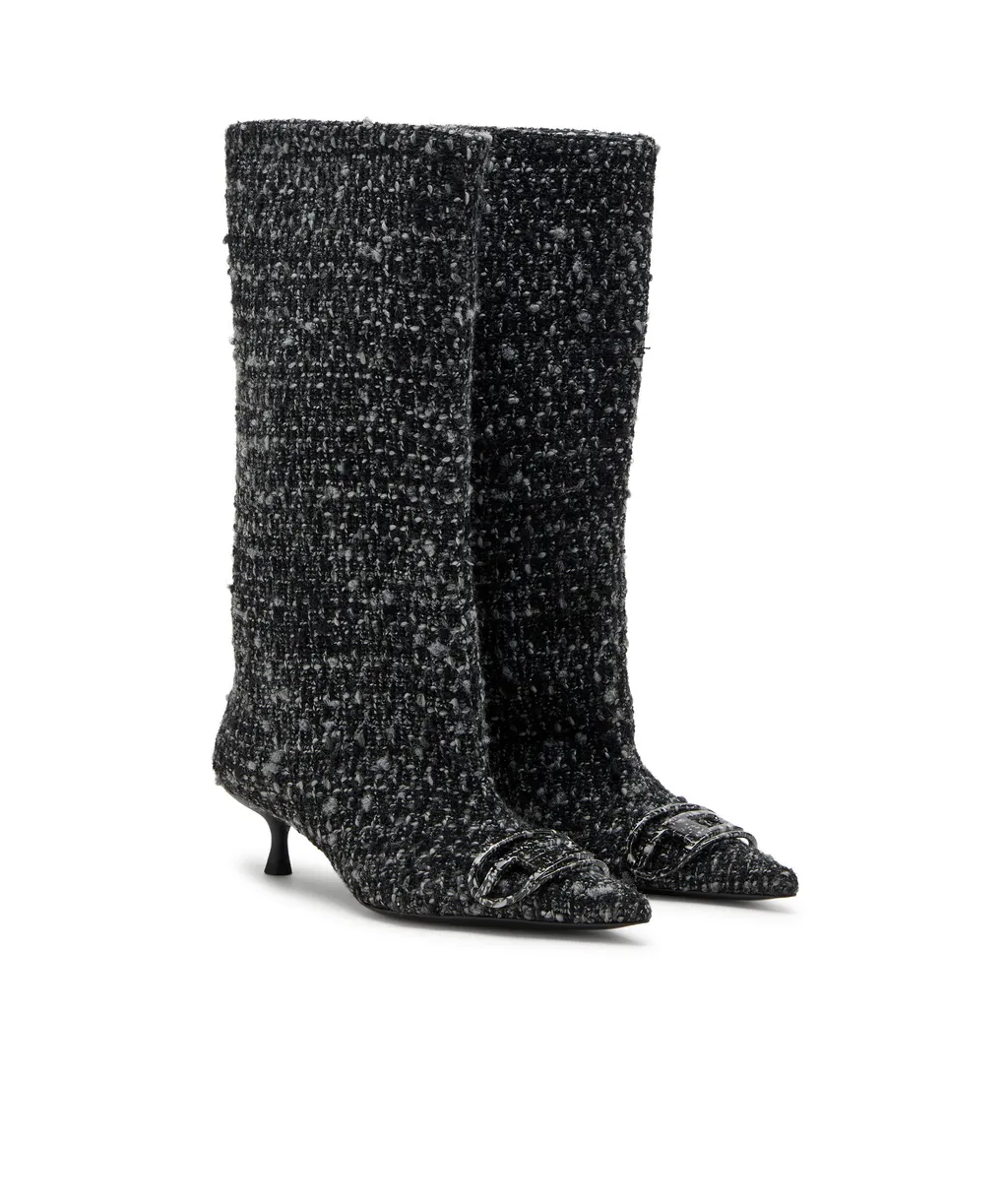 D-Venus Pointed-Toe Boots 40Mm