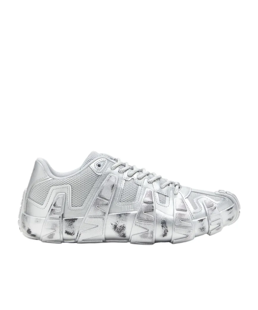 Griffe Metallic Mesh Sneakers