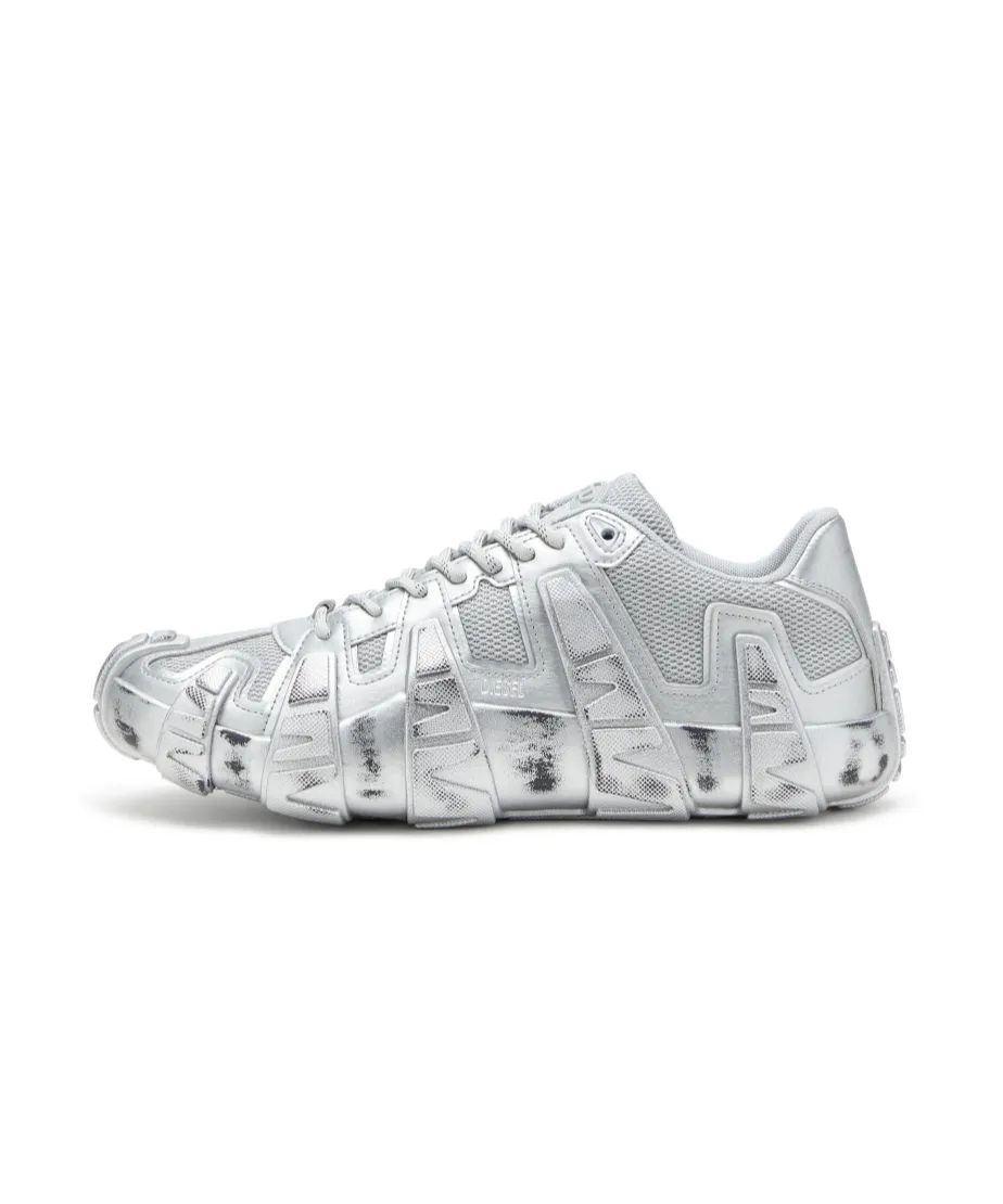 Griffe Metallic Mesh Sneakers
