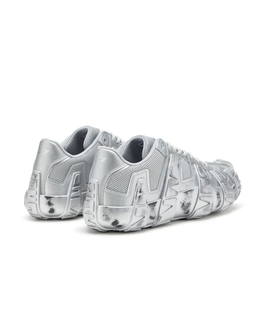 Griffe Metallic Mesh Sneakers