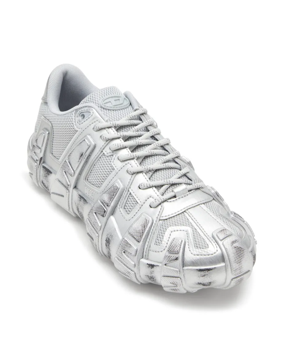 Griffe Metallic Mesh Sneakers