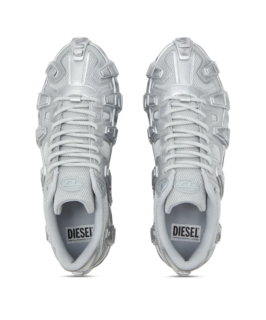 Griffe Metallic Mesh Sneakers