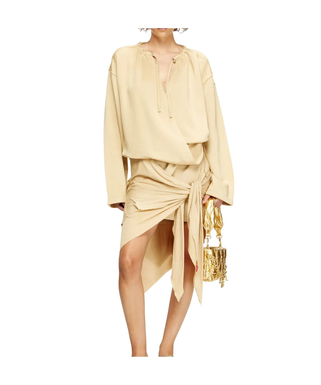 D-Creed Drawstring Wrap Dress