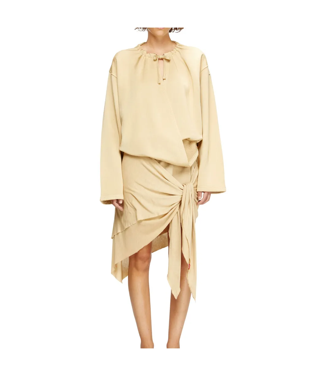 D-Creed Drawstring Wrap Dress