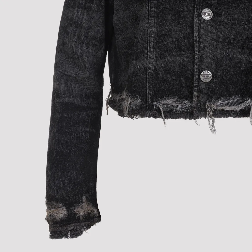 Long-Sleeved Denim Jacket