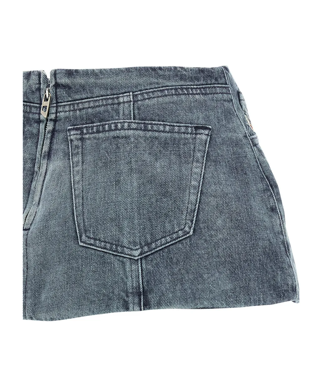 Denim Mini Skirt