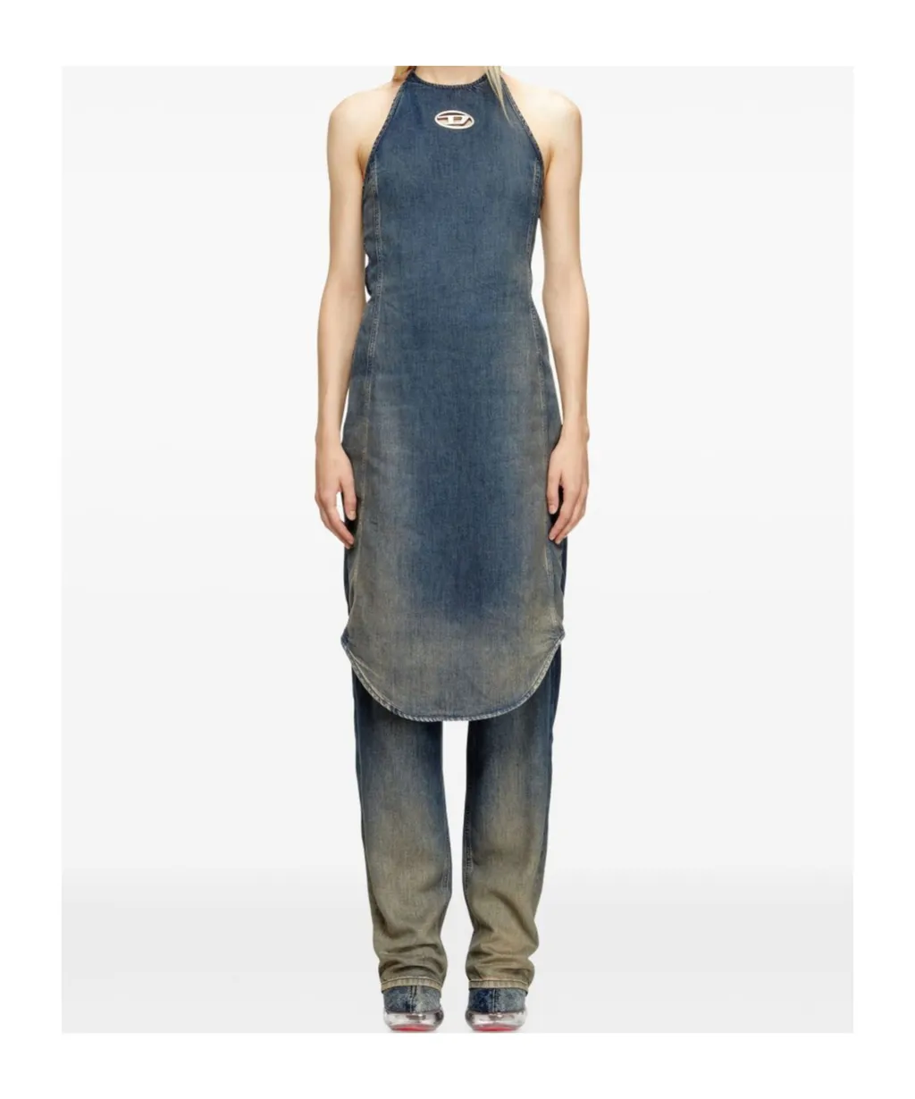 De-Cynthia-S Halter Jumpsuit