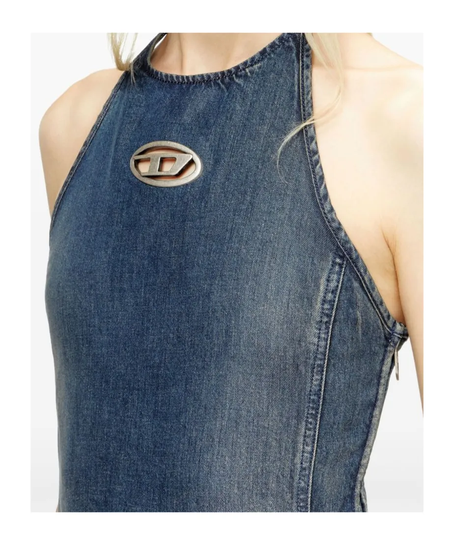 De-Cynthia-S Halter Jumpsuit