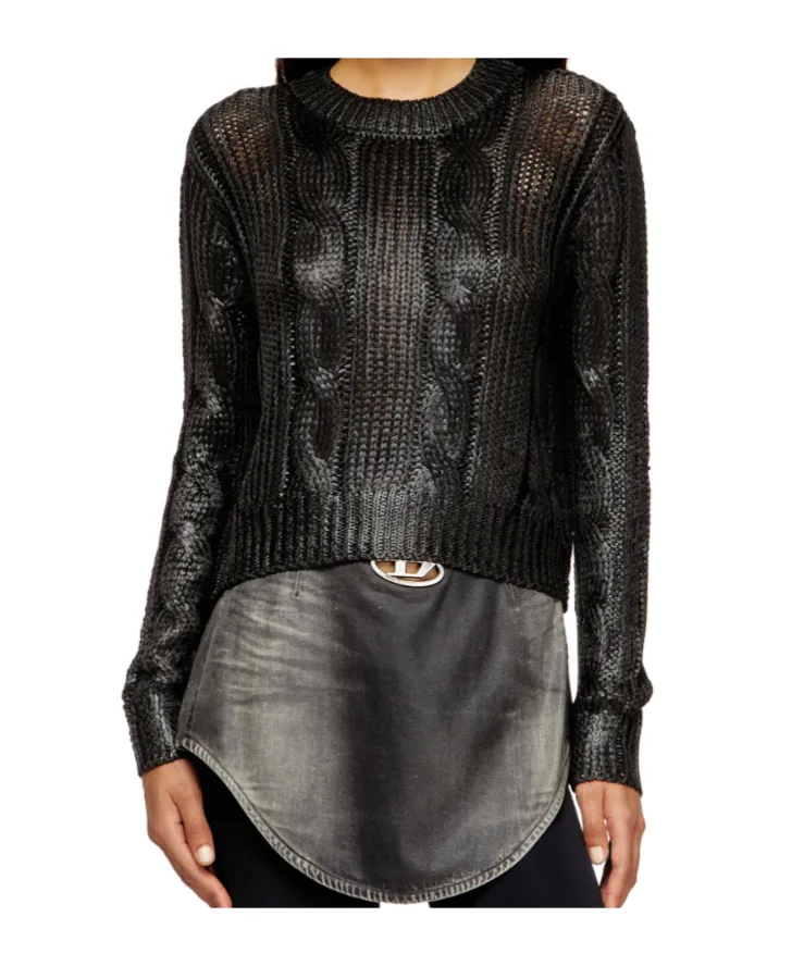 Cable-Knit Sweater