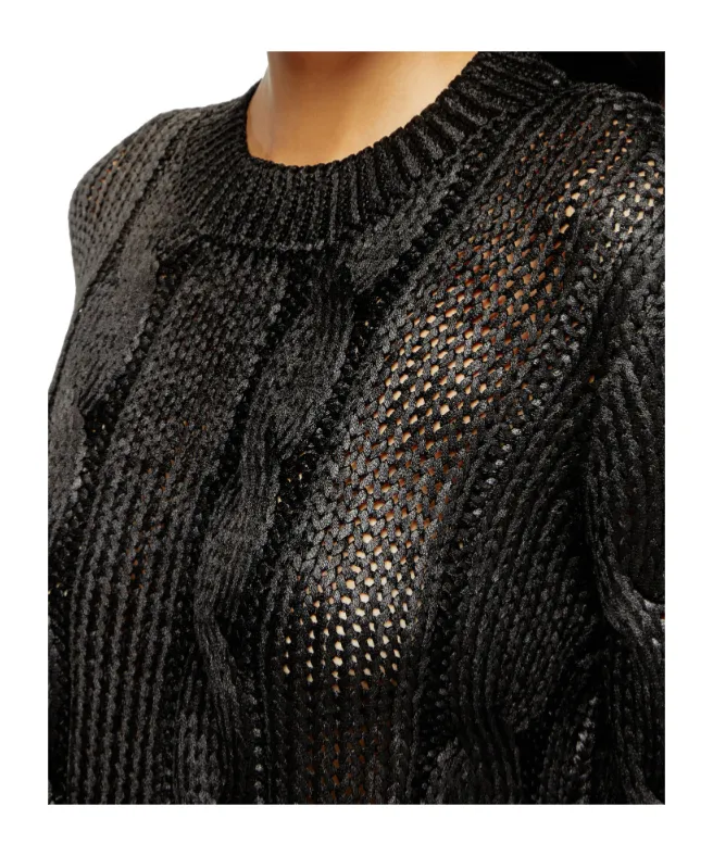 Cable-Knit Sweater