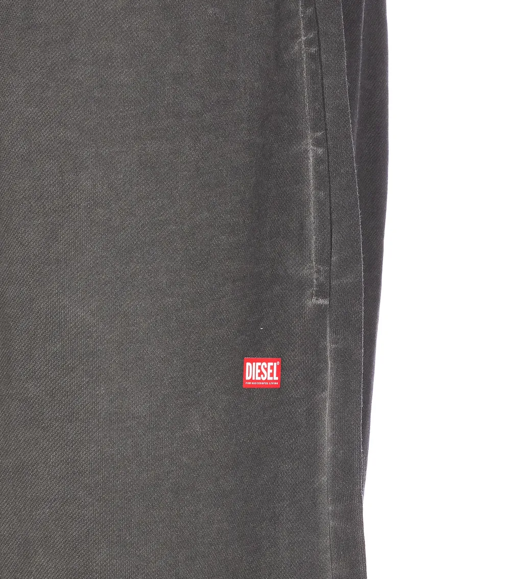 Logo-Waistband Cotton Track Pants