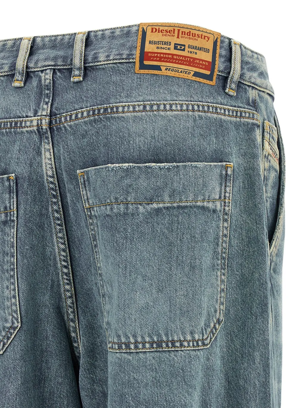D-Sire-Cargo-D Wide Leg Cargo Jeans