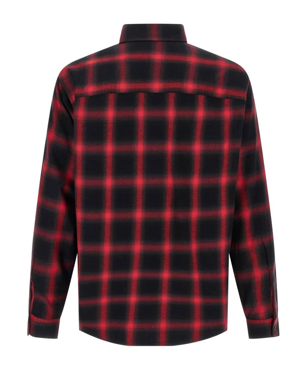 Logo-Embroidered Check-Pattern Shirt