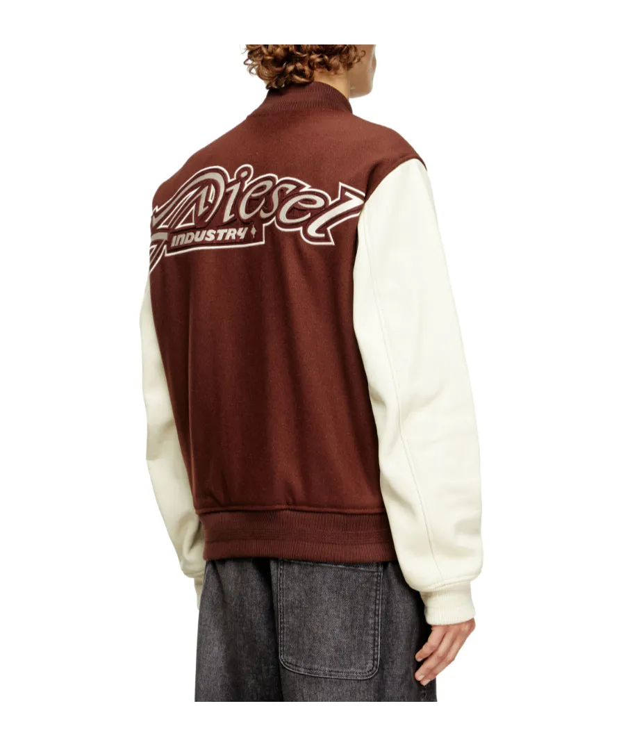 Wool-Blend Varsity Jacket