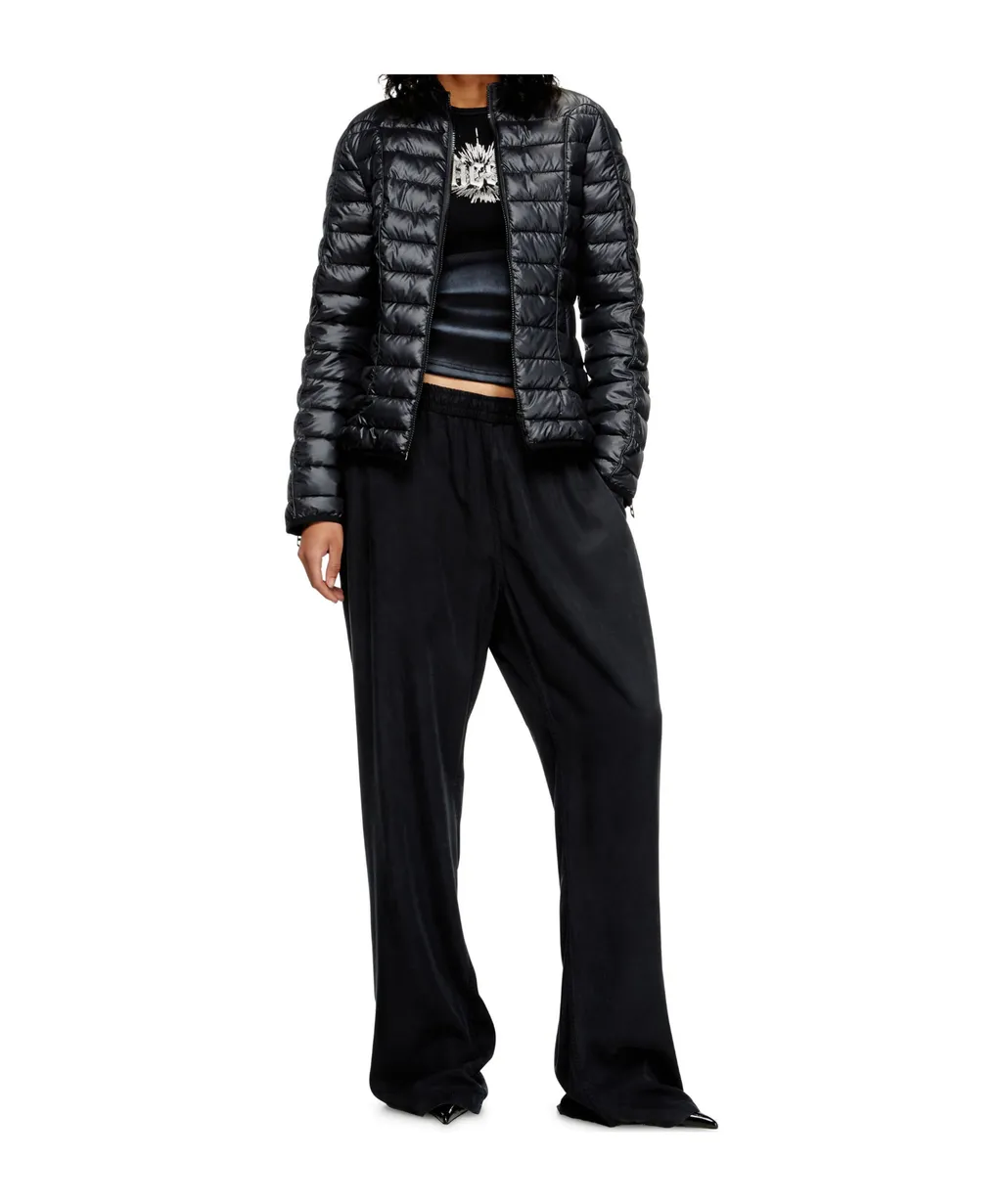Quilted Zip-Front Jacket