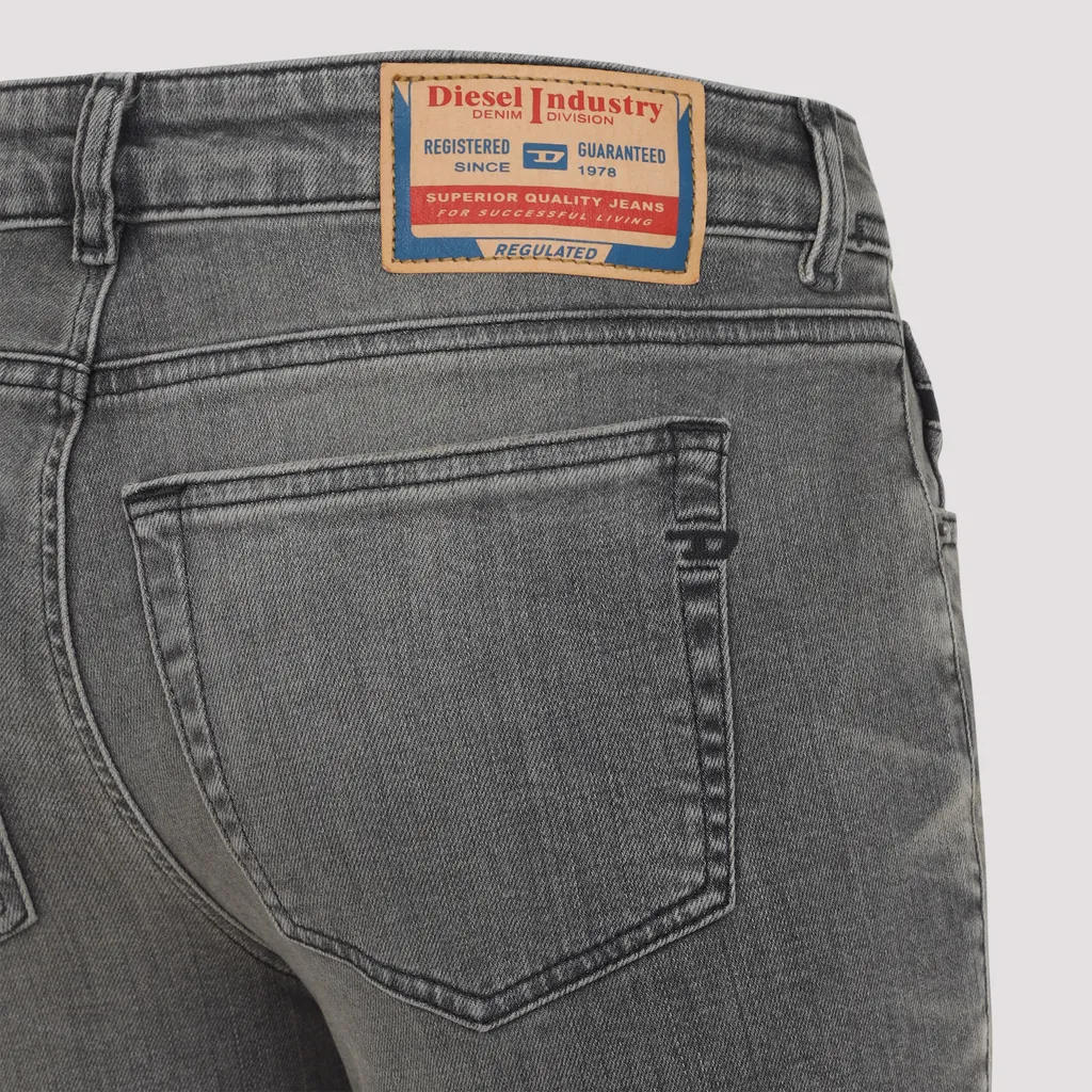 Five-Pocket Design Flared Jeans
