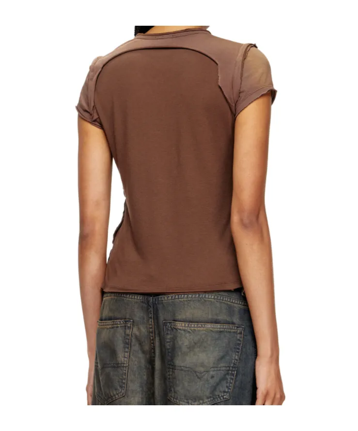 Henley Button-Fastening T-Shirt