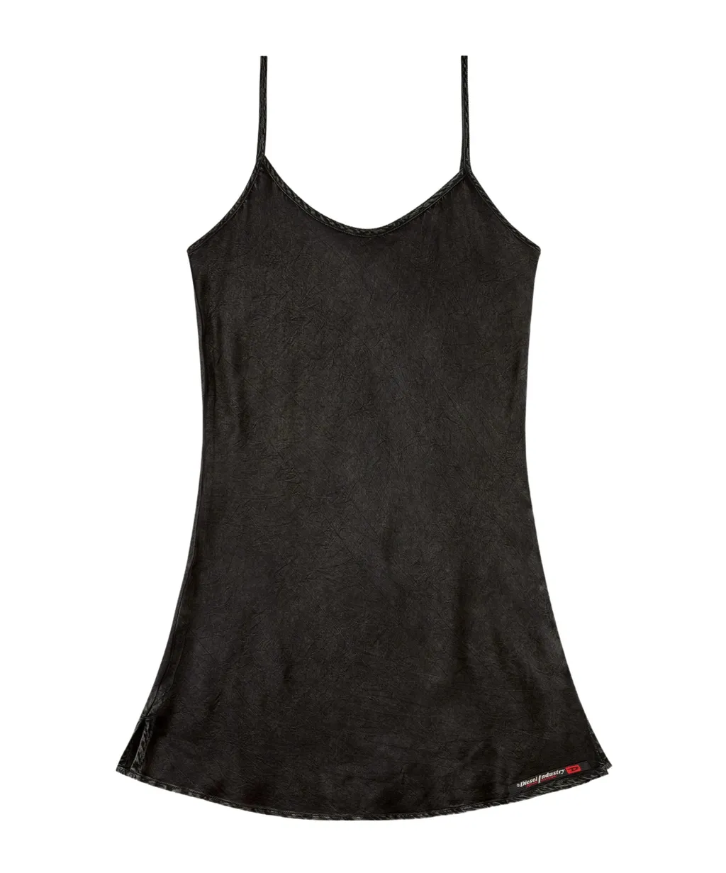 Logo-Print Slip Dress