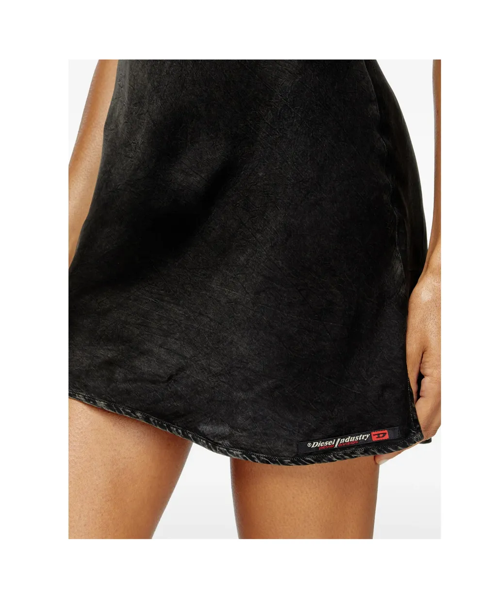 Logo-Print Slip Dress