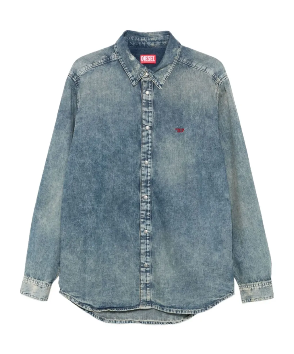 Button-Down Denim Shirt