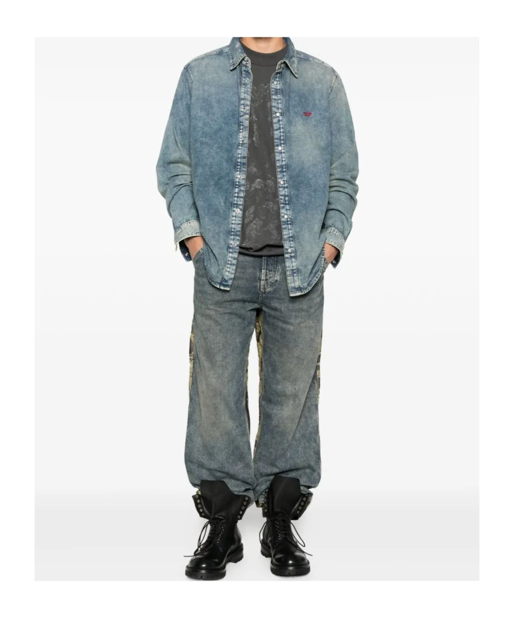 Button-Down Denim Shirt