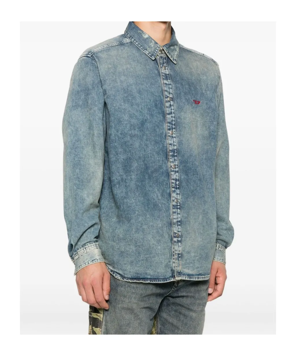 Button-Down Denim Shirt