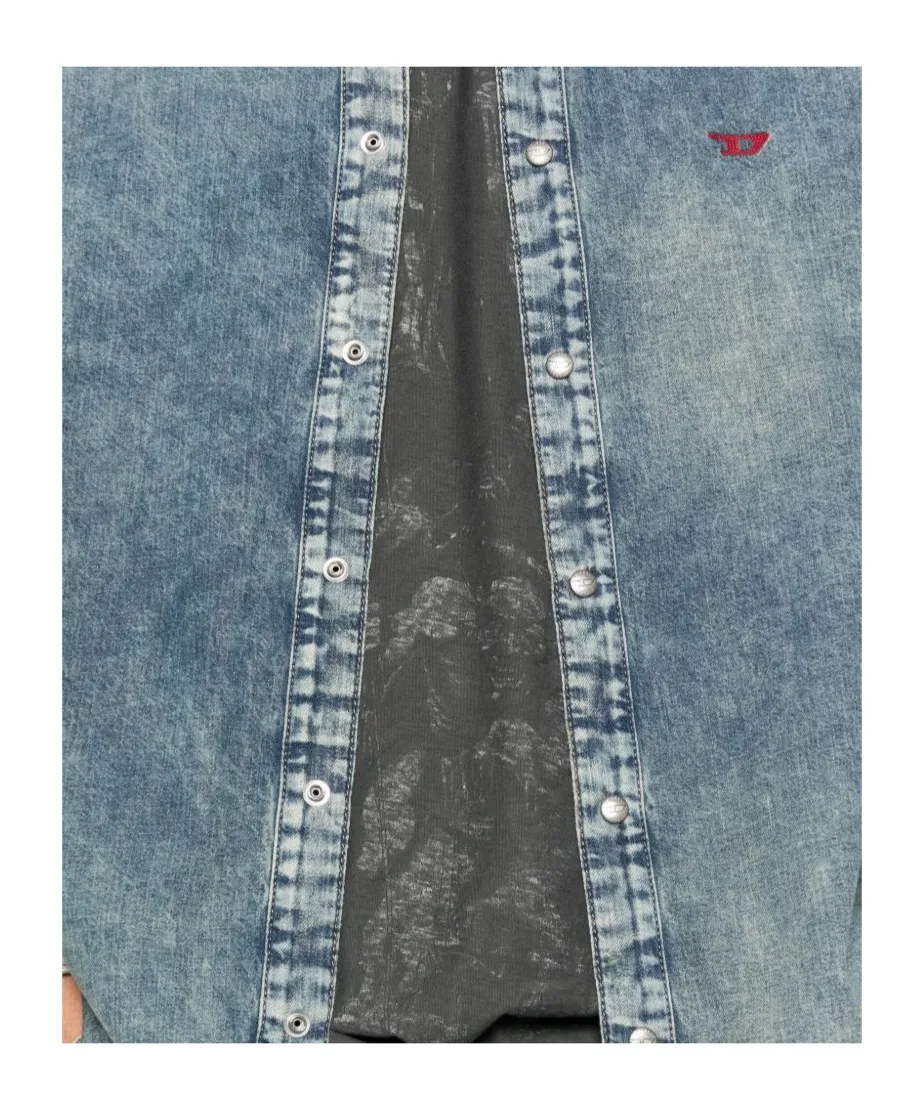 Button-Down Denim Shirt
