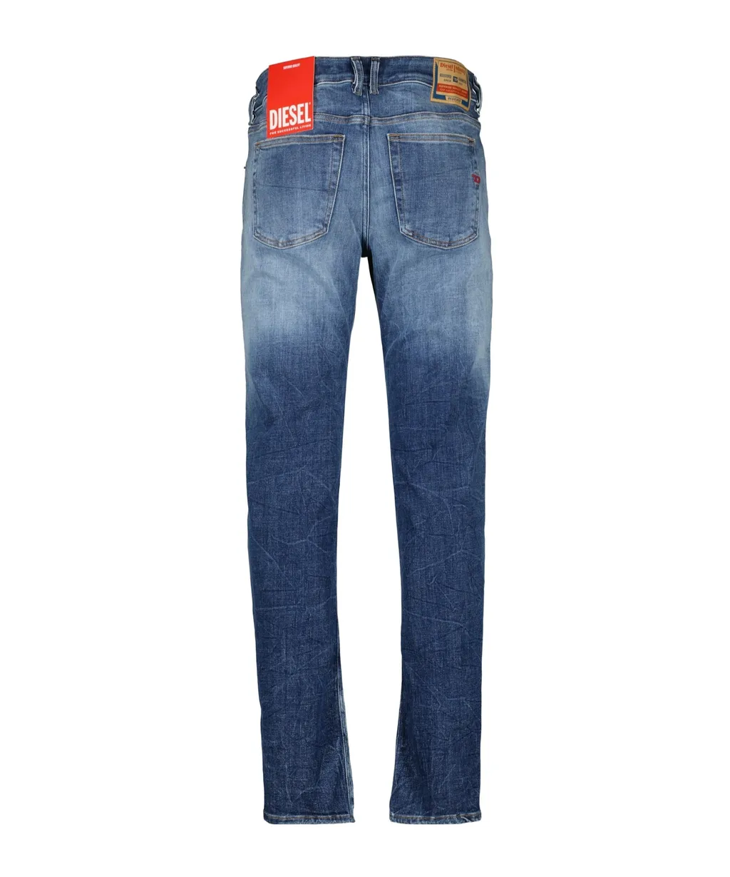 Faded-Wash Slim-Fit Jeans