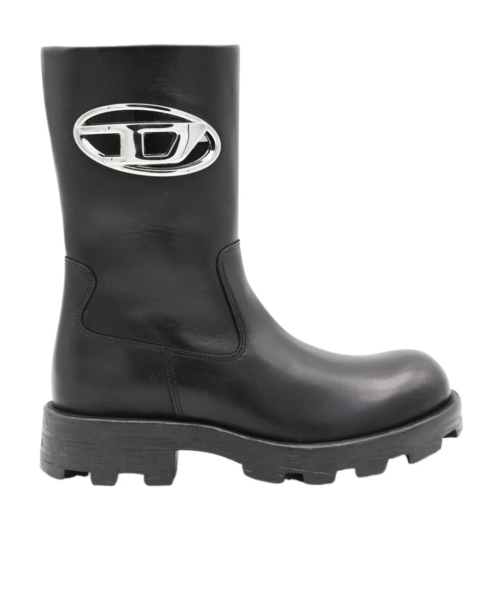 D Logo Ankle Boots