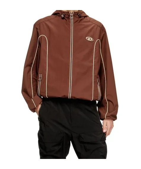 Piped Hooded Jacket