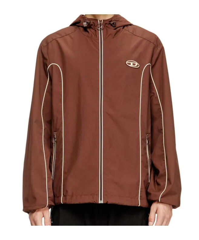 Piped Hooded Jacket
