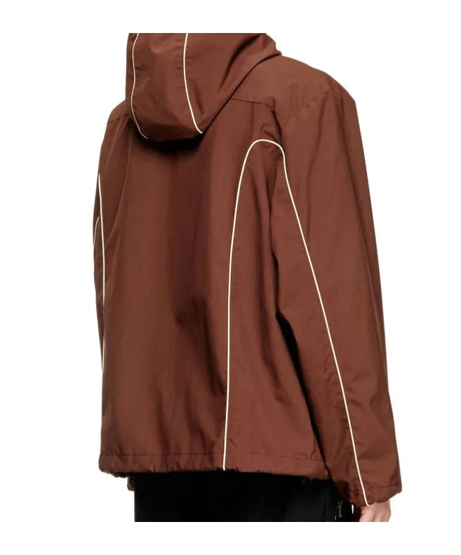 Piped Hooded Jacket
