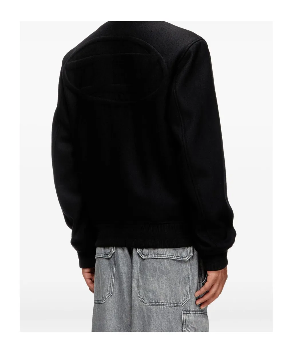 Embroidered Logo Bomber Jacket