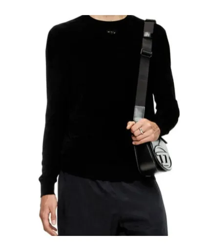 K-Cevro Round-Neck Sweater With Oval D Logo Plaque