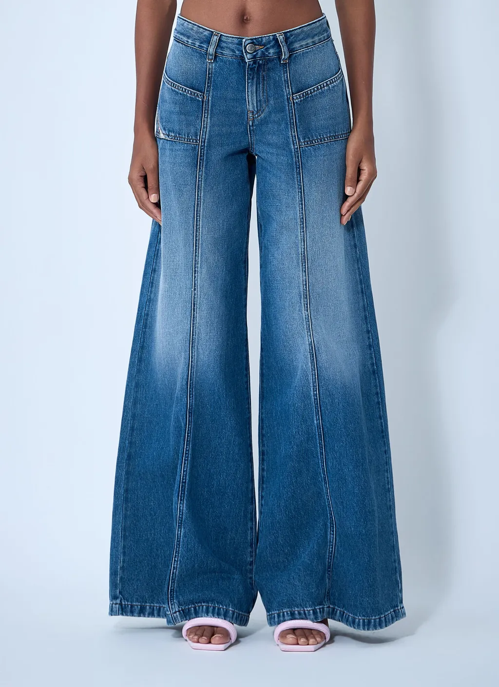 D-Akii Panelled Jeans