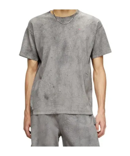 D-Logo Embroidered Crewneck T-Shirt