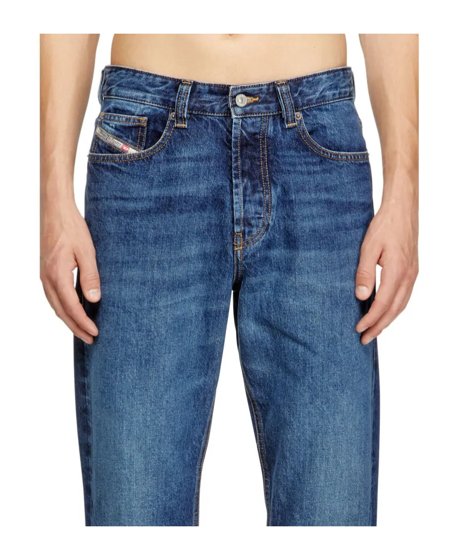 Straight-Leg Cotton Jeans