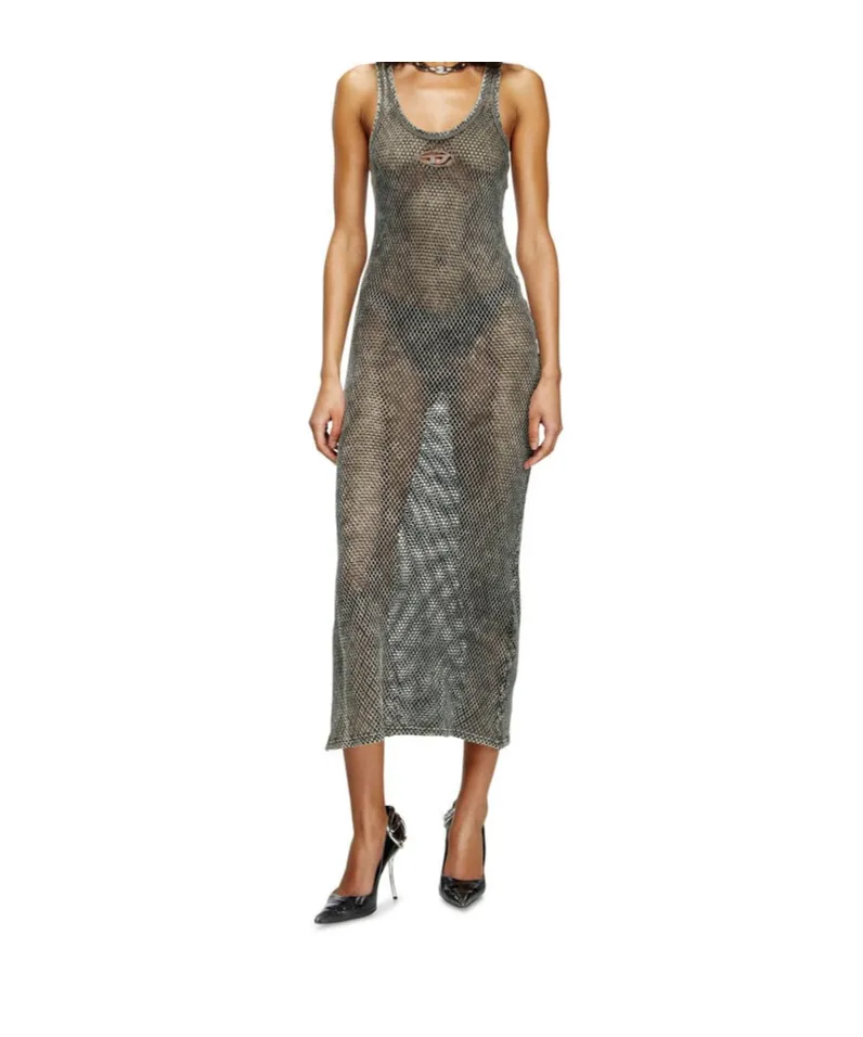 Maeve-Utlt Mesh Tank Dress