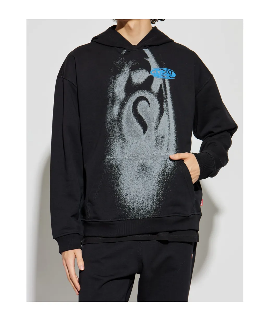 Graphic-Print Hoodie